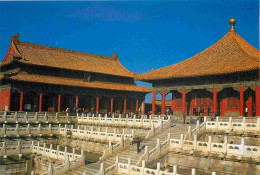 Chine - Pékin - Beijing - Cité Interdite - Palace Museum - La Salle De L'Harmonie Parfaite Zhong He Dia) Et La Salle De  - Chine