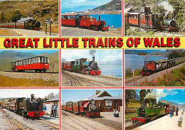 Trains - Royaume Uni - Great Little Trains Of Wales - Multivues - CPM - UK - Voir Scans Recto-Verso - Treinen