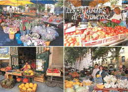 Marchés - Les Marchés De Provence - Multivues - CPM - Voir Scans Recto-Verso - Mercados
