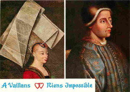 Histoire - Bourges - Jacques Coeur Grand Argentier De Charles VII Et Sa Femme - A Coeurs Rien D'impossible - CPM - Voir  - Histoire