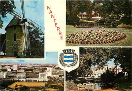 92 - Nanterre - Multivues - Moulin - Blasons - Fleurs - CPM - Voir Scans Recto-Verso - Nanterre