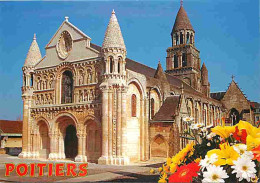 86 - Poitiers - L'Eglise Notre Dame La Grande - Fleurs - CPM - Voir Scans Recto-Verso - Poitiers