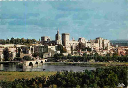 84 - Avignon - Le Pont Saint Bénézet - Le Palais Des Papes - Flamme Postale - CPM - Voir Scans Recto-Verso - Avignon