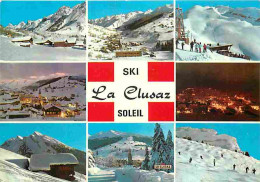 74 - La Clusaz - Multivues - Skieurs - Hiver - Neige - CPM - Voir Scans Recto-Verso - La Clusaz