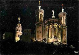 69 - Lyon - Notre Dame De Fourvière - Vue De Nuit - Carte Neuve - CPM - Voir Scans Recto-Verso - Autres & Non Classés