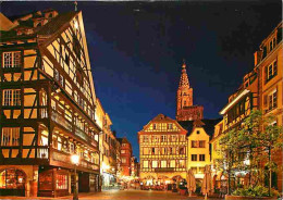 67 - Strasbourg - Place Du Marché Au Cochon De Lait La Nuit - CPM - Voir Scans Recto-Verso - Strasbourg