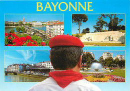 64 - Bayonne - Multivues - Béret Basque - Fleurs - CPM - Voir Scans Recto-Verso - Bayonne