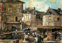 Art - Peinture - Eugène Boudin - La Petite Poissonnerie à Honfleur - CPM - Voir Scans Recto-Verso - Paintings