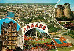 49 - Angers - Multivues - Pisicne - Fleurs - Carte Neuve - CPM - Voir Scans Recto-Verso - Angers