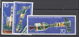 DDR   1763/1765  * *  TB  Espace Cosmos   - Unused Stamps