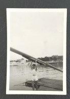 Photo Ancienne Jeune Homme Short Aviron 1956 - Sports