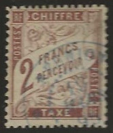 France  .  Y&T   .   Taxe  26  (2 Scans)    .    O  .     Oblitéré - 1859-1959 Usados