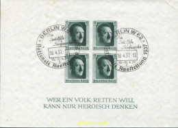 143558 USED ALEMANIA 1937 EL SELLO ALEMAN. EXPOSICION FILATELICA NACIONAL - Other & Unclassified