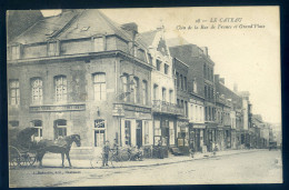 Cpa Du 59 Le Cateau , Coin De La Rue De France Et Grand'place    MAI24-16 - Altri & Non Classificati