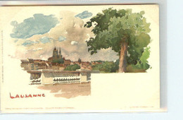 10579095 Lausanne VD Lausanne KuenstlerF. Voellmy Ungelaufen Ca. 1900 Lausanne V - Autres & Non Classés
