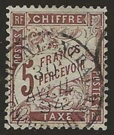 France  .  Y&T   .   Taxe  27  (2 Scans)    .    O  .     Oblitéré - 1859-1959 Usados