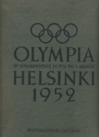 JEUX OLYMPIQUES DE 1952 A HELSINKI - WESTDEUTSCHE ZEITUNG - TEXTES ET IMAGES SUR LES SPORTIFS ALLEMANDS - FOOT - Sports