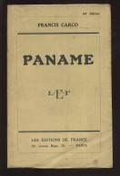 PARIS - PANAME PAR FRANCIS CARGO - EDITION DE FRANCE 1934 - Parigi