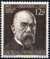 199564 HINGED ALEMANIA 1944 CENTENARIO DEL NACIMIENTO DE ROBERT KOCH - Other & Unclassified