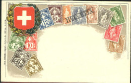 10578976 Briefmarken Ak Briefmarken Ak Wappen Schweiz Helvetia   Briefmarken Ak - Otros & Sin Clasificación