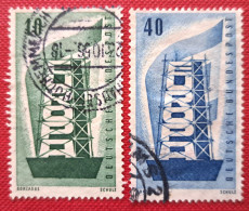 Mi. 241/242  CEPT  BRD Bund  Europa  Gestempelt 1956 - Used Stamps