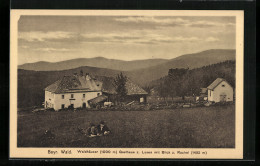 AK Waldhäuser /Bayr. Wald, Gasthaus Z. Lusen Mit Blick Z. Rachel  - Otros & Sin Clasificación