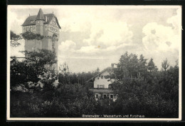 AK Grafenwöhr, Wasserturm U. Forsthaus  - Jacht