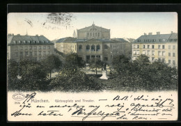 AK München, Gärtnerplatz Und Theater  - Theatre