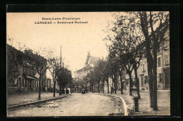 CPA Langeac, Boulevard National  - Langeac