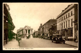 ROYAUME-UNI - ANGLETERRE - ASHFORD - HIGH STREET AND COUNCIL BUILDINGS - Andere & Zonder Classificatie