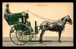 ROYAUME-UNI - ANGLETERRE - A HANSOM CAB. - Other & Unclassified