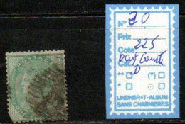 Victoria - N° 20 Dents Courtes - Used Stamps