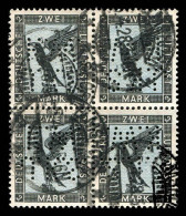 Deutsches Reich, 1926, 383, Gestempelt, Viererblock - Other & Unclassified