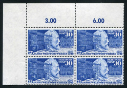 Bundesrepublik Deutschland, 1949, 116 (4), Postfrisch, Viererblock - Sonstige & Ohne Zuordnung