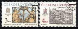 Tchécoslovaquie 1987 Mi 2928-9 (Yv 2739-40), Obliteré - Usados