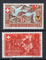 T3781 - SWITZERLAND Yv N°368/69 ** Pro Patria Fete Nationale - Unused Stamps