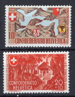 T3781 - SWITZERLAND Yv N°368/69 ** Pro Patria Fete Nationale - Ongebruikt