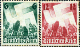 149841 HINGED ALEMANIA 1936 4 CONGRESO NACIONAL-SOCIALISTA DE NUREMBERG - Other & Unclassified
