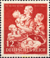 149892 MNH ALEMANIA 1943 10 ANIVERSARIO DEL SOCORRISMO DE INVIERNO - Autres & Non Classés