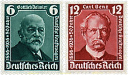 45152 MNH ALEMANIA 1935 50 ANIVERSARIO DEL AUTOMOVIL - Autres & Non Classés