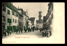 SUISSE - DELEMONT - LA RUE DE FER - Andere & Zonder Classificatie