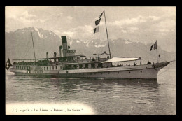 SUISSE - GENEVE - BATEAU A ROUES "LA SUISSE" SUR LE LAC LEMAN - Autres & Non Classés