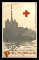 SUISSE - GENEVE - CROIX ROUGE GENEVOISE, 18 RUE DE CANDOLLE - CARTE ILLUSTREE - Andere & Zonder Classificatie