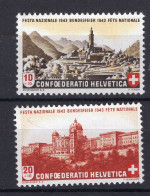 T3783 - SWITZERLAND Yv N°385/86 ** Pro Patria Fete Nationale - Unused Stamps