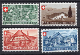 T3784 - SWITZERLAND Yv N°419/22 ** Pro Patria Fete Nationale - Unused Stamps