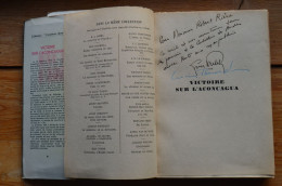 Rare Signed Guy Poulet Lucien Berardini Dédicace Victoire Sur L'Aconcagua 1955 Andes Mountaineering Escalade Alpinisme - Signierte Bücher