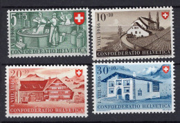 T3786 - SWITZERLAND Yv N°428/31 ** Pro Patria Fete Nationale - Unused Stamps