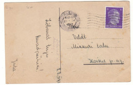 Allemagne - Ostland - Lettre De 1943 - Oblit Tallinn - Expédié Vers Koikse - Hitler - - Briefe U. Dokumente