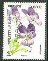 2019 Yt 5324 (o) La Flore En Danger Dracocéphale D'Autriche - 2010-.. Matasellados