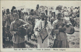 Ae738 Cartolina Cpa Coloniale Ex Colonie Festa Del Mascal Croce  Musica Indigena - Altri & Non Classificati
